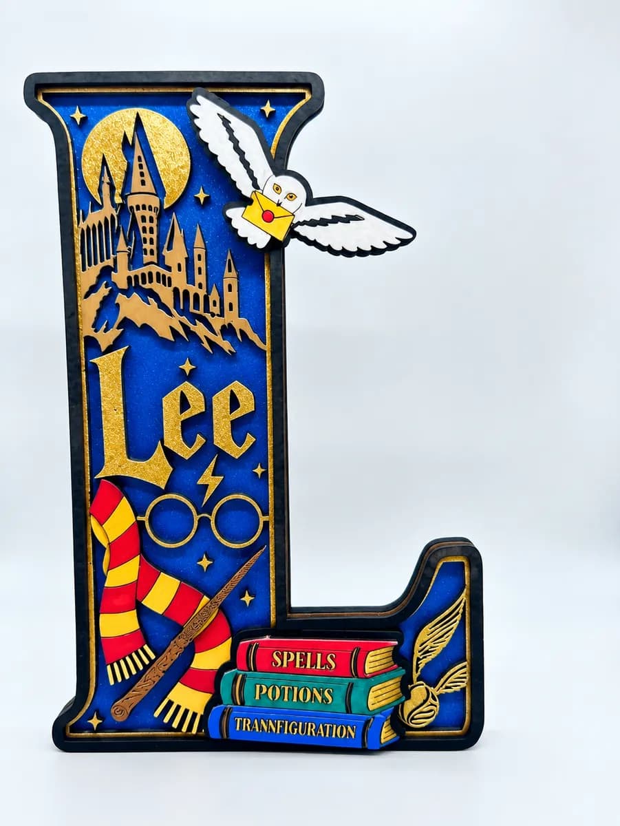 Alphabet Name - Harry Potter