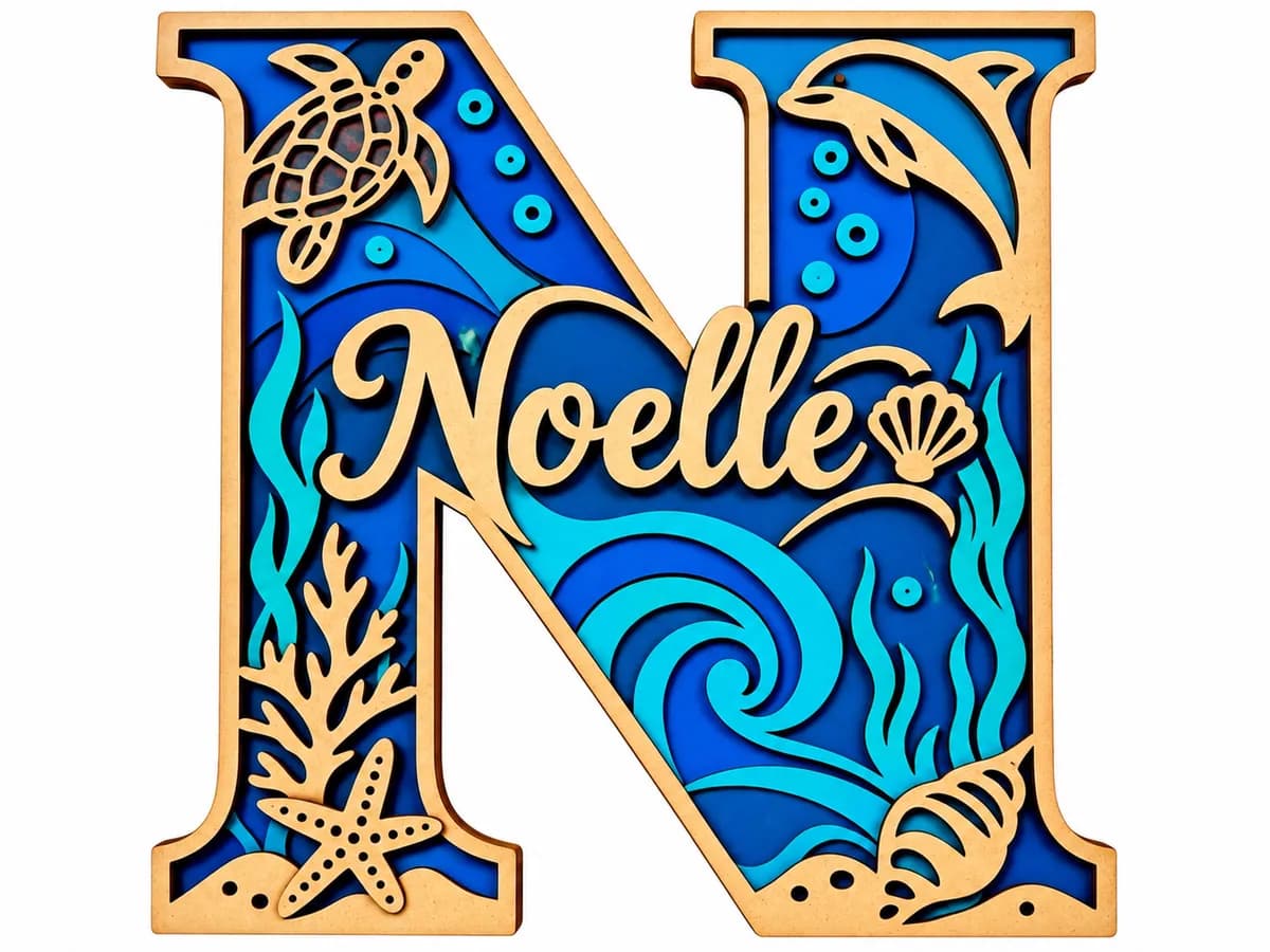 Alphabet Name - Sea Life