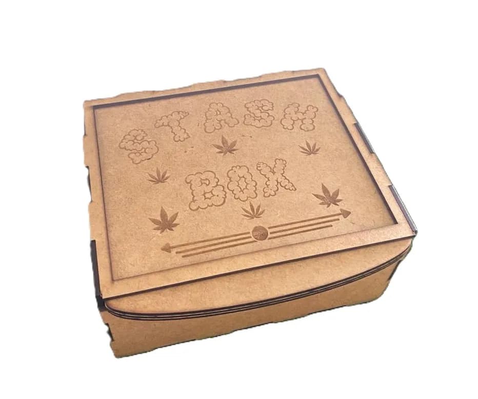 STASH BOX - WITH Rolling Board and Scraper